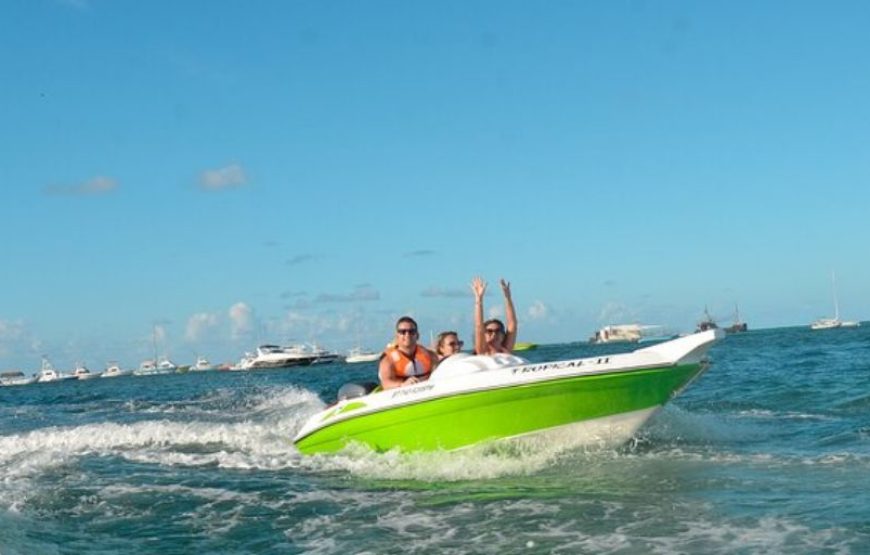 Speed Boat and Snorkling